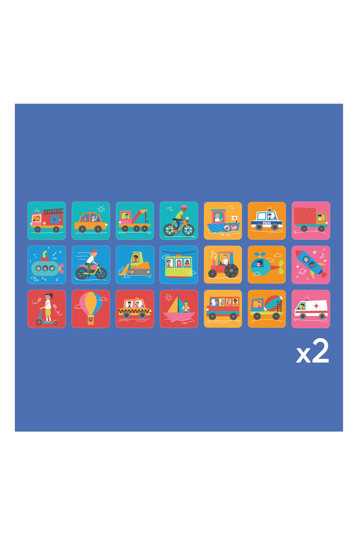 Moritoys Memory and Matching Game: Vehicles