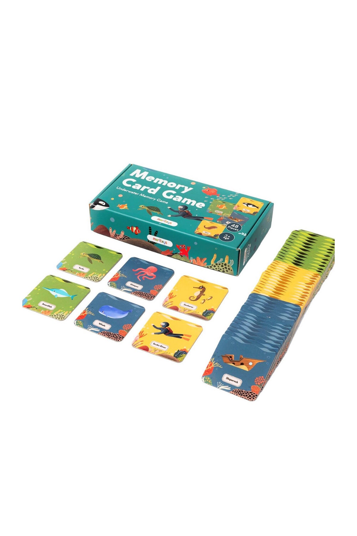 Memory Card Game 48 Kartlı Hafıza ve Eşleştirme Oyunu