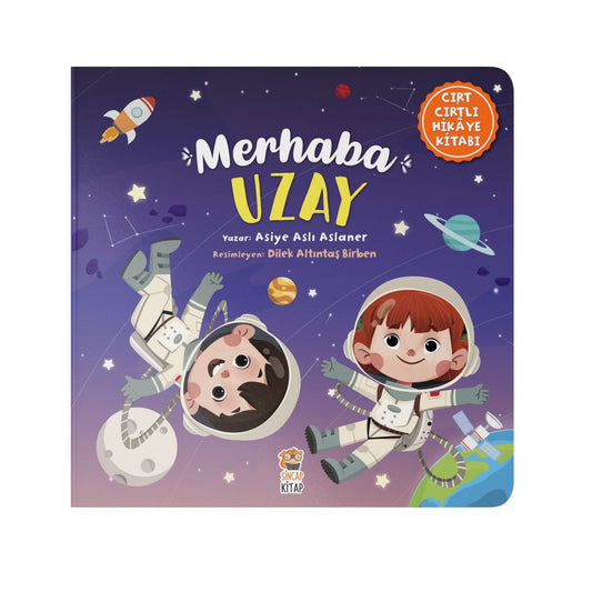 Sincap Kitap Merhaba Uzay Cırtlı Kitap