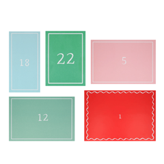Meri Meri Gingerbread Advent Calendar Sticker