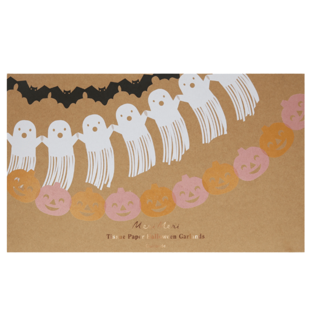 Meri Meri Tissue Paper Halloween Garlands Cadılar Bayramı Asılan Süs