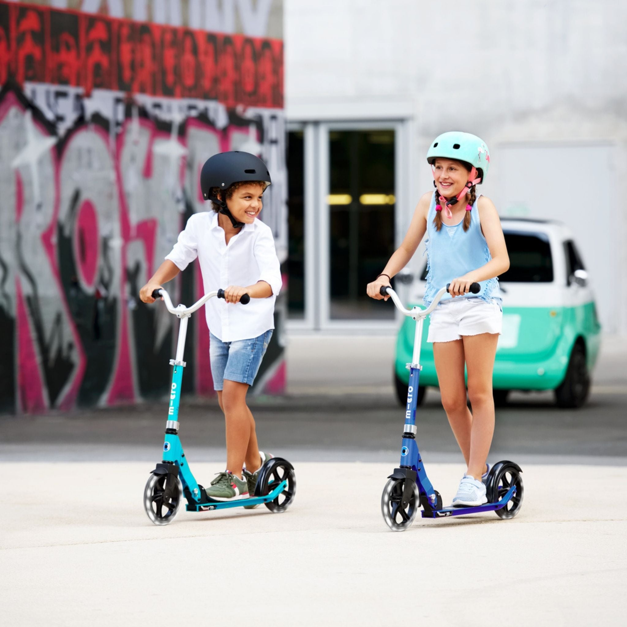 Micro Cruiser 2 Tekerlekli Scooter LED Aqua