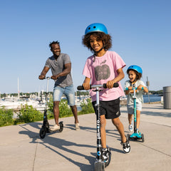 Micro Maxi Deluxe 3 Tekerlekli Foldable LED Scooter Petrol Green