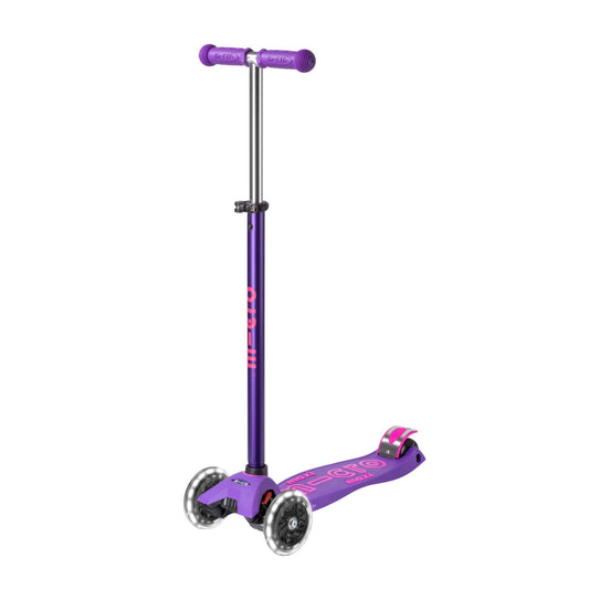 Micro Maxi Deluxe 3 Tekerlekli Scooter LED Purple