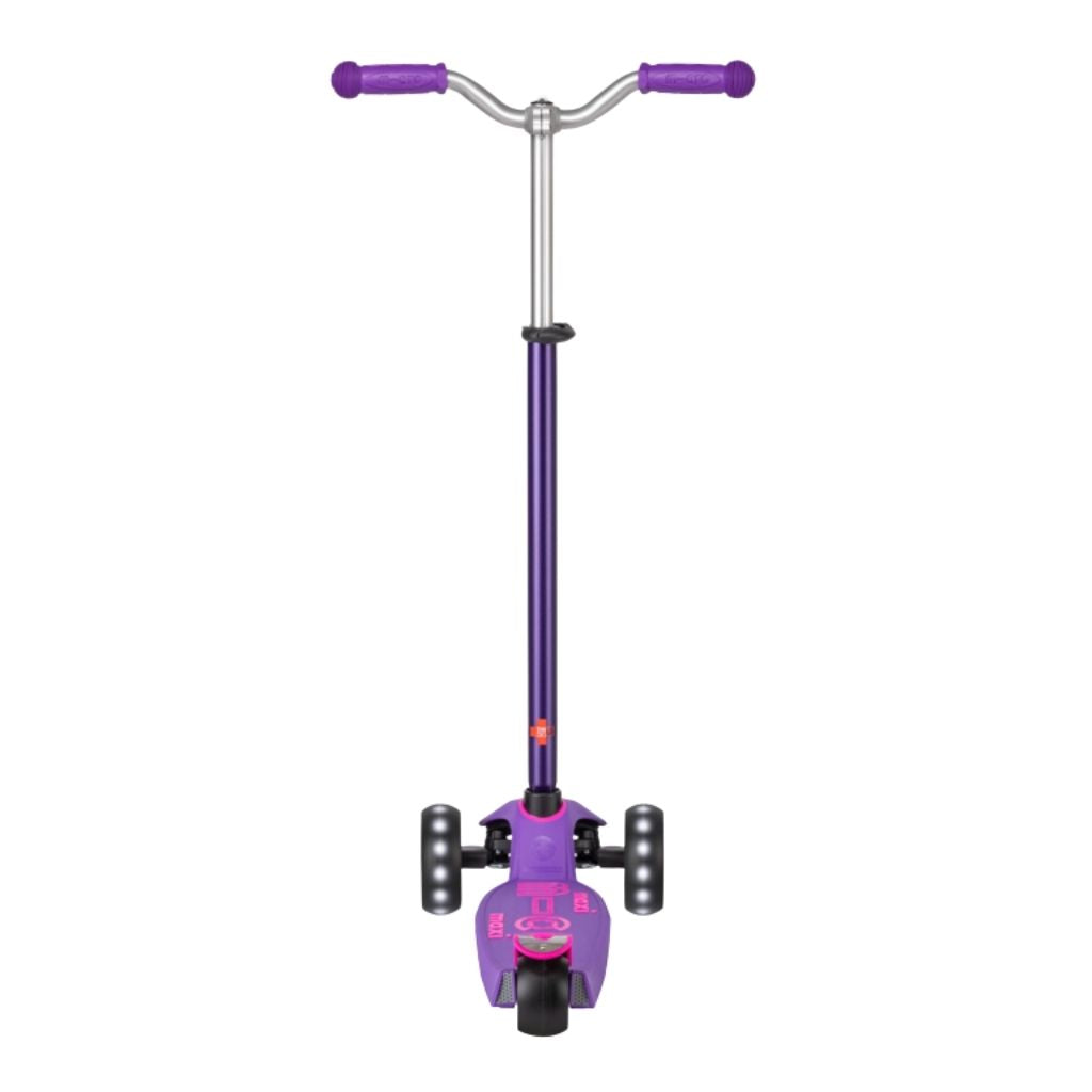 Micro Maxi Deluxe Pro LED 3 Tekerli Işıklı Çocuk Scooter Purple Pink