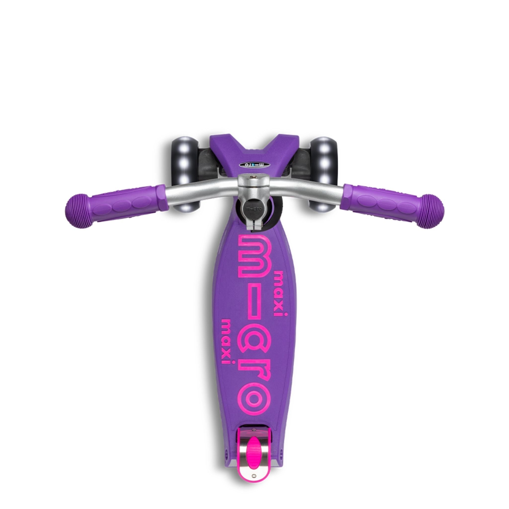 Micro Maxi Deluxe Pro LED 3 Tekerli Işıklı Çocuk Scooter Purple Pink 1
