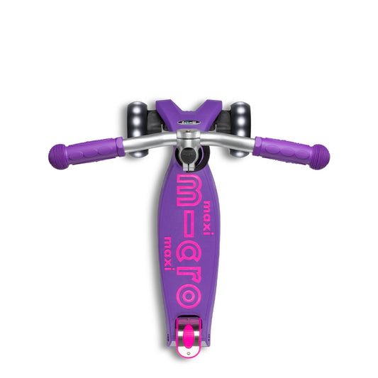 Micro Maxi Deluxe Pro LED 3 Tekerli Işıklı Çocuk Scooter Purple Pink 1
