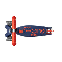 Micro Maxi Scooter Deluxe Foldable 3 Tekerlekli Scooter LED Navy