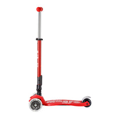 Micro Maxi Scooter Deluxe Foldable 3 Tekerlekli Scooter LED Red