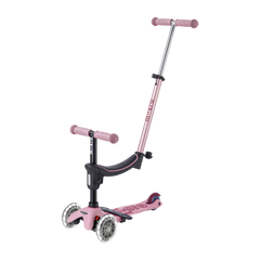 Micro Mini 6 in 1 Deluxe Rock and Go LED Scooter Dusty Rose