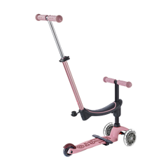 Micro Mini 6 in 1 Deluxe Rock and Go LED Scooter Dusty Rose