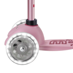 Micro Mini 6 in 1 Deluxe Rock and Go LED Scooter Dusty Rose