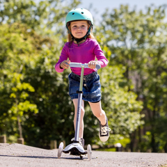 Micro Mini 6 in 1 Deluxe Rock and Go LED Scooter Lavender Mist