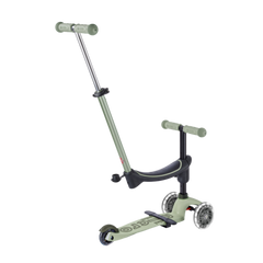 Micro Mini 6 in 1 Deluxe Rock and Go LED Scooter Olive Sage