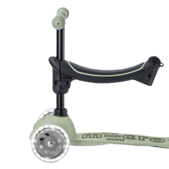Micro Mini 6 in 1 Deluxe Rock and Go LED Scooter Olive Sage