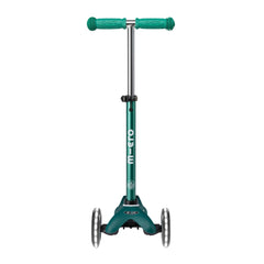 Micro Mini Deluxe 3 Tekerlekli Foldable ECO LED Scooter Green