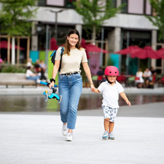 Micro Mini Scooter Deluxe Foldable 3 Tekerlekli Scooter LED Ocean Blue