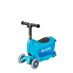 Micro Mini2go Deluxe Plus 3 Tekerlekli Scooter Blue