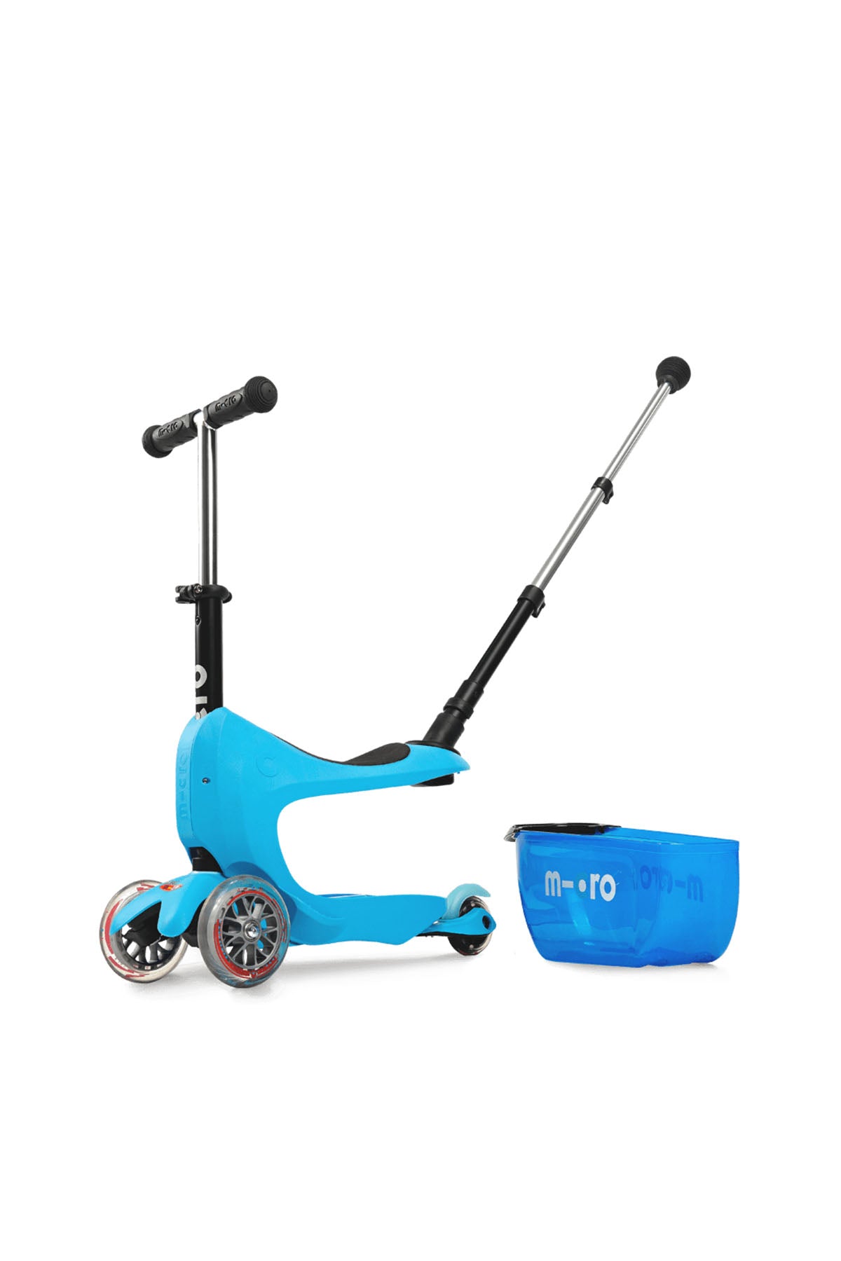 Micro Mini2go Deluxe Plus 3 Tekerlekli Scooter Blue