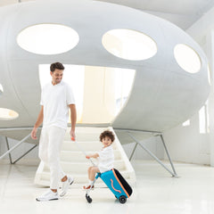 Micro Ride On Luggage Eazy Ocean Blue