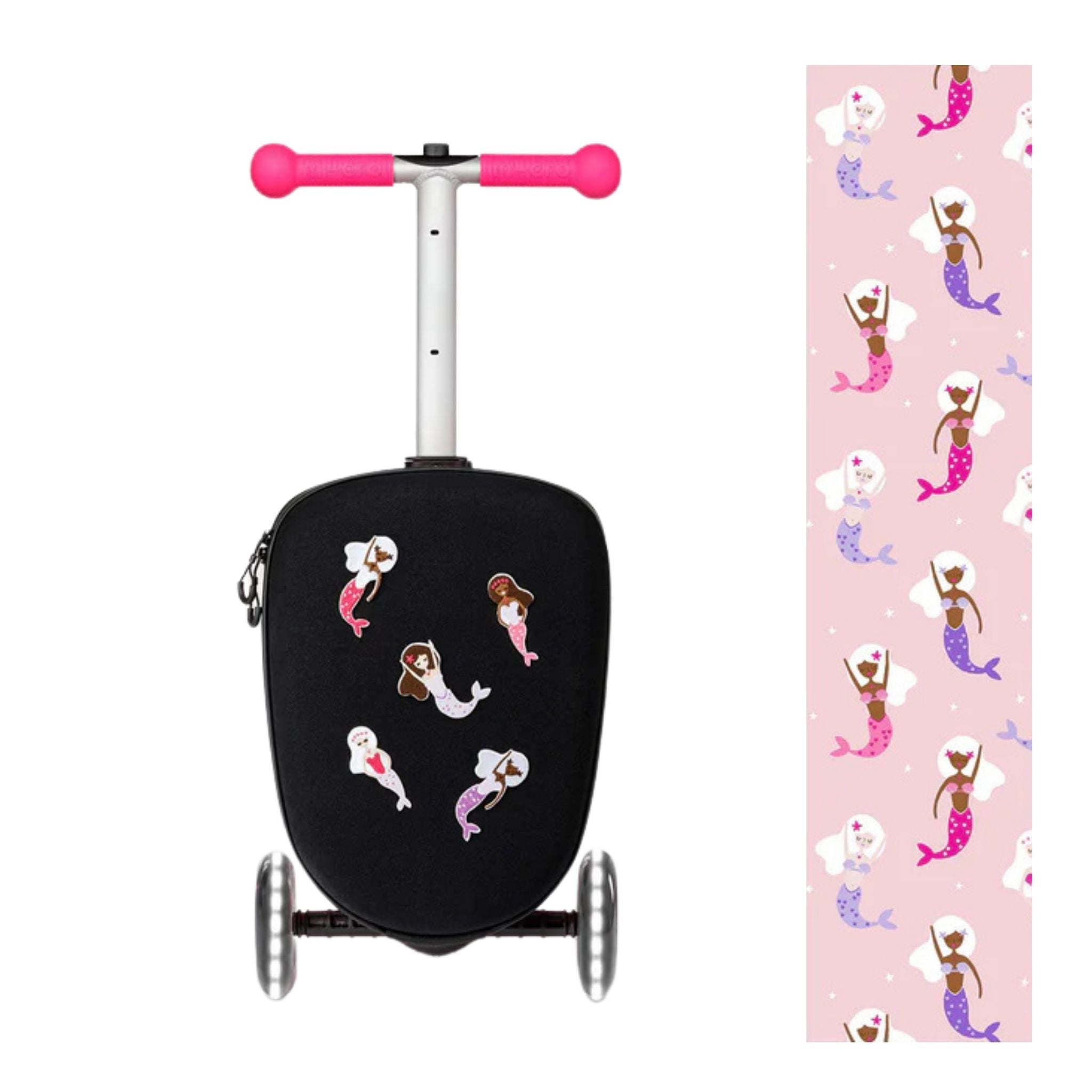 Micro Scooter Luggage Junior Velcro Pink