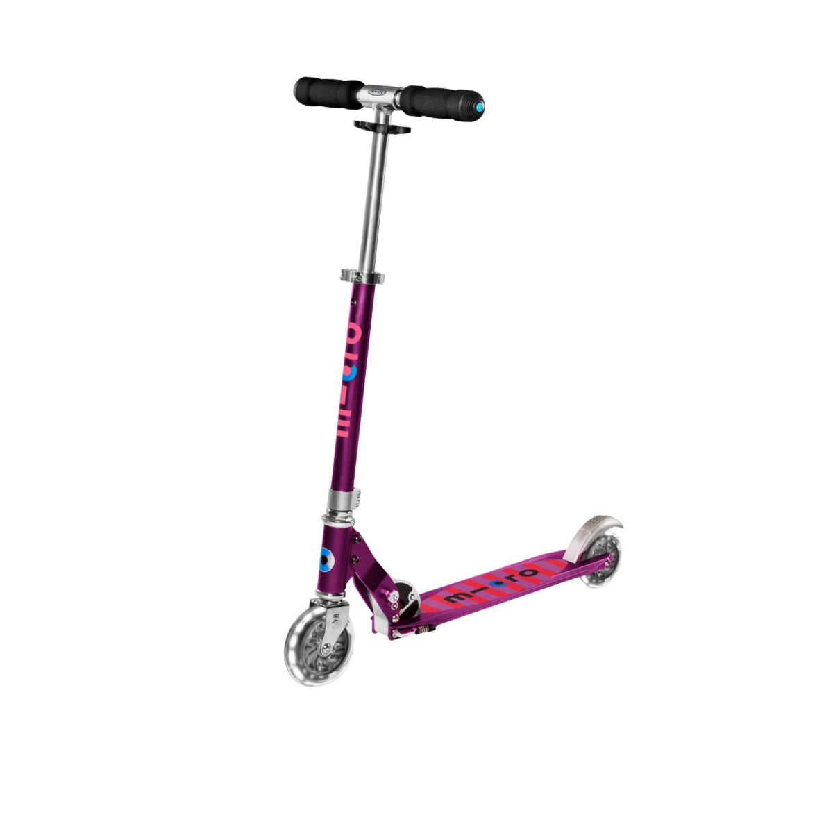 Micro Sprite 2 Tekerlekli Scooter LED Purple Stripe