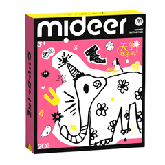 Mideer Basic Eğlenceli Dövme Çıkartmaları Pembe