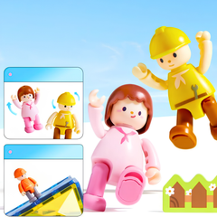 Mideer Magnetic Tiles Bizim Aile 32 Parça