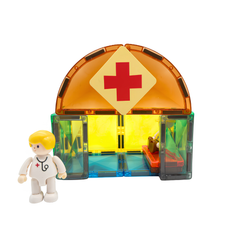 Mideer Magnetic Tiles Şehir Kahramanları 33 Parça