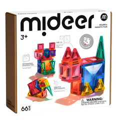 Mideer Mini Magnetic Tiles 66 Parça