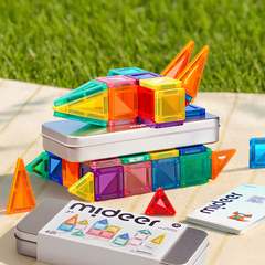 Mideer Mini Magnetic Tiles Seyahat Boy 42 Parça