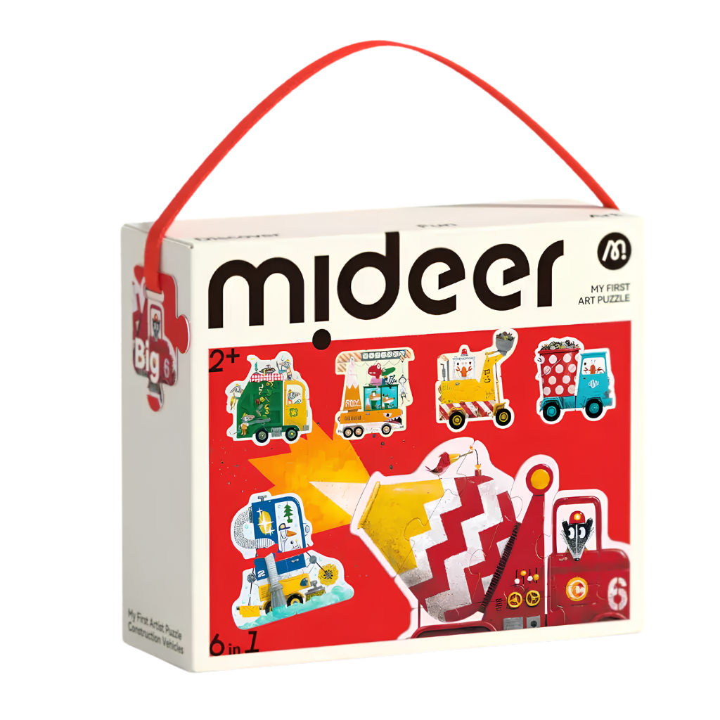 Mideer My First Puzzle İnşaat Araçları