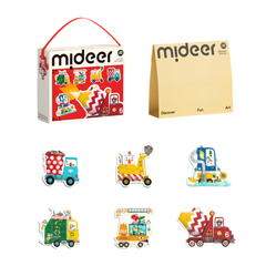 Mideer My First Puzzle İnşaat Araçları