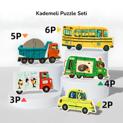 Mideer My First Puzzle İnşaat Araçları