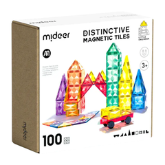 Mideer Renkli Magnetic Tiles 100 Parça