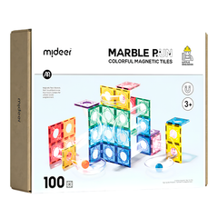 Mideer Renkli Magnetic Tiles Parkur 100 Parça