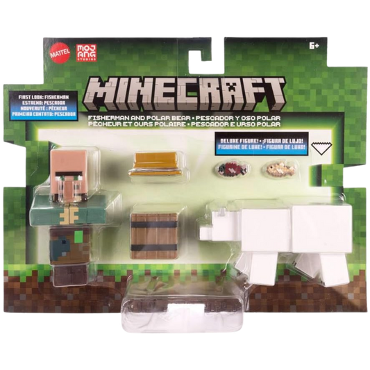 Minecraft İkili Paket Fisherman ve Polar Bear JCN49