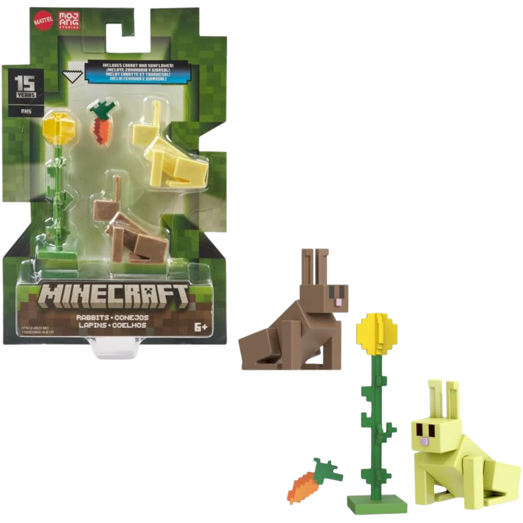 Minecraft Aksesuarlı Figürler Rabbits HTN12