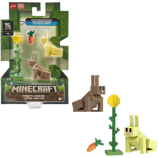 Minecraft Aksesuarlı Figürler Rabbits HTN12