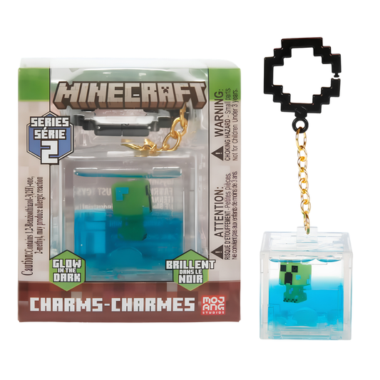 Minecraft Charms Çanta Aksesuarı Yeşil Creeper
