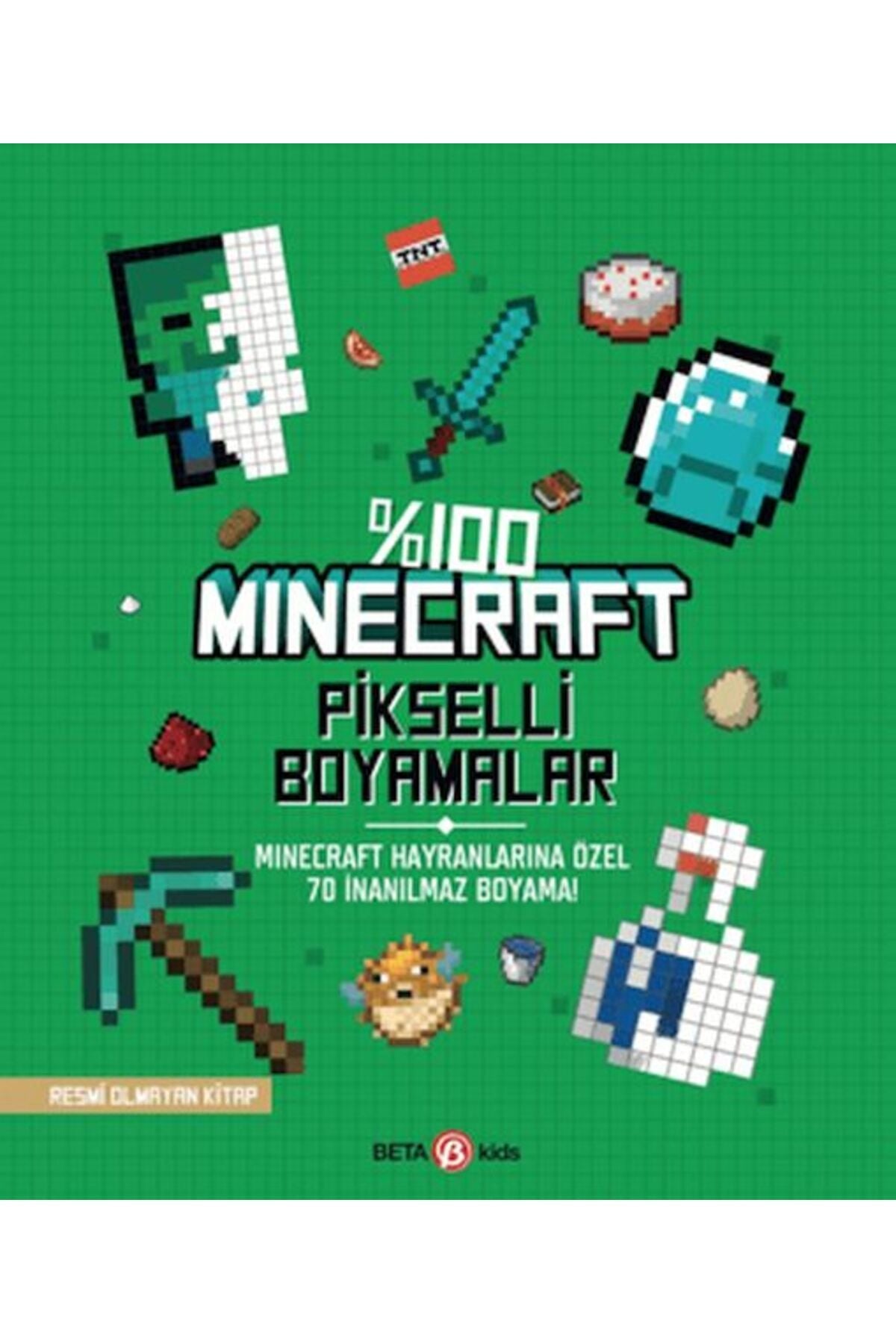 Mınecraft Pikselli Boyamalar 2 -70 Eğlenceli Boyama