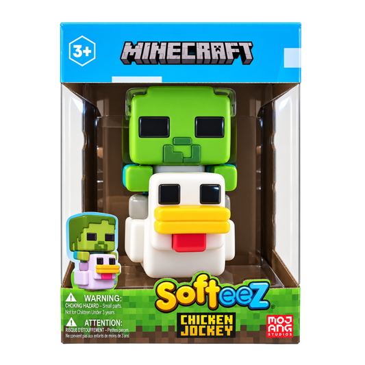 Minecraft Softeez Chicken Jockey Figür