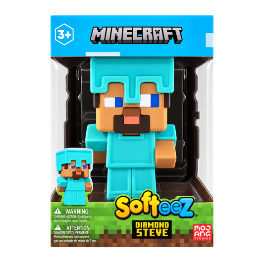 Minecraft Softeez Diamond Steve Figür