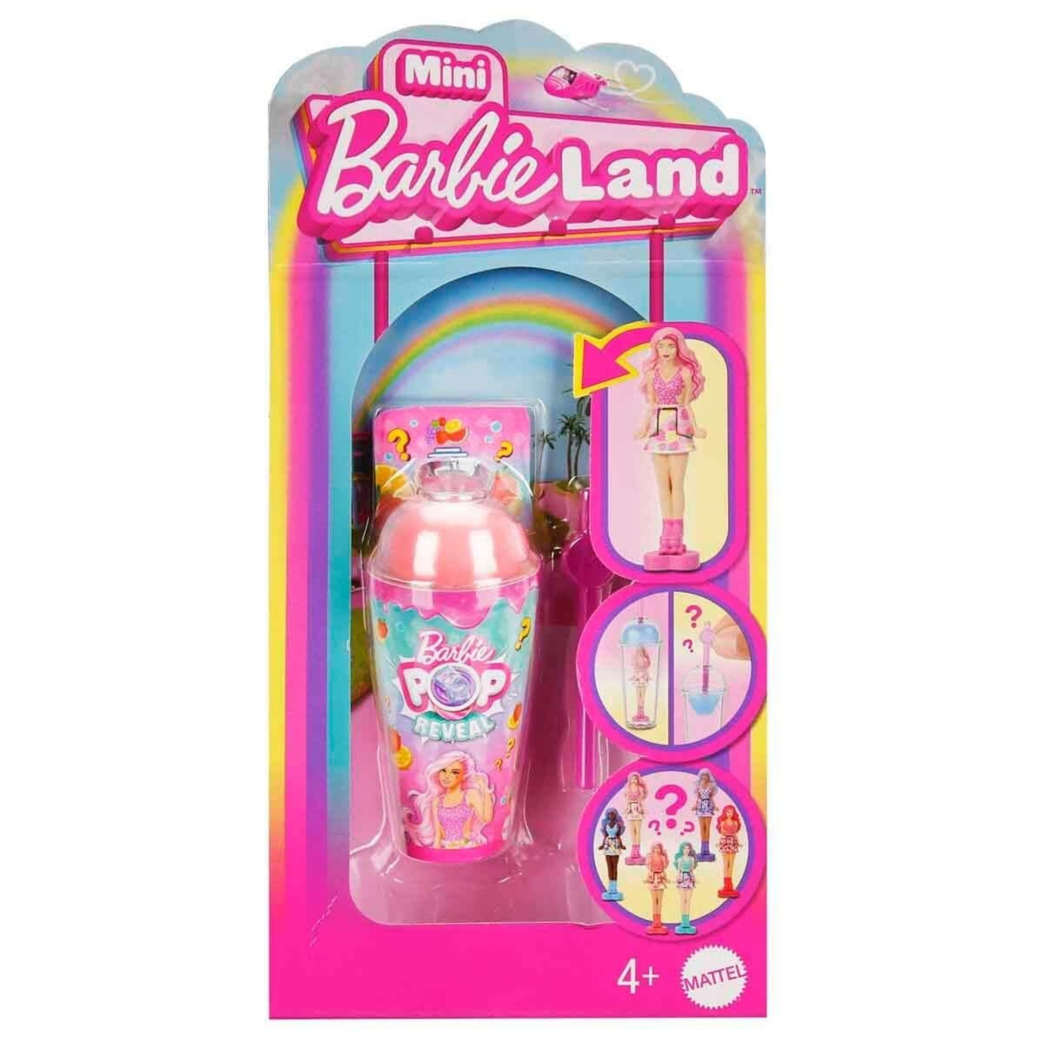 Mini Barbieland Pop Reveal Bebekler Mattel HYM26