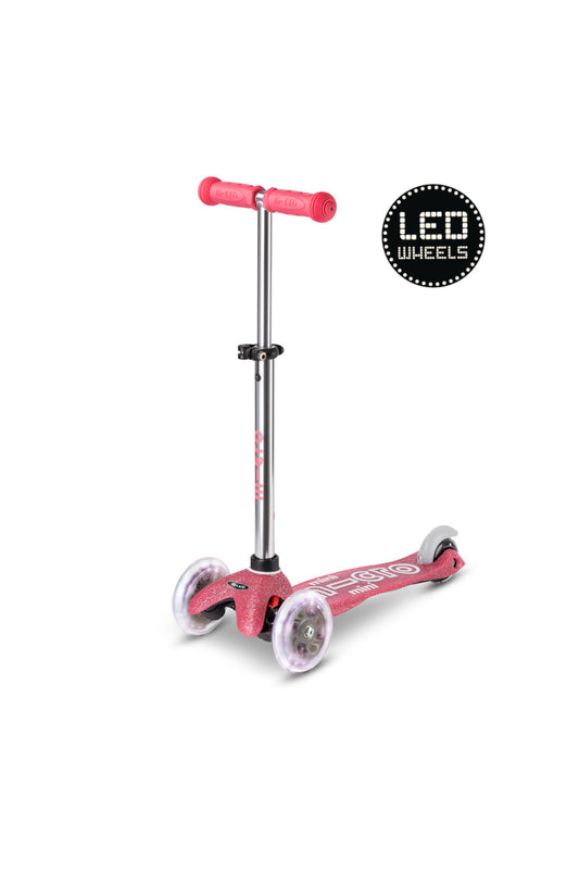 Micro Mini Deluxe Fairy Glitter LED Pink