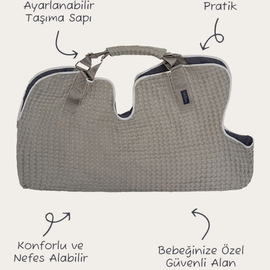 Miniboni Mininest Bebek Taşıyıcı Grey