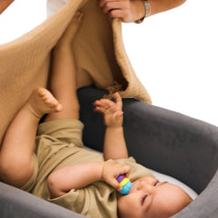 Miniboni Müslin Battaniye 100x120cm Bej