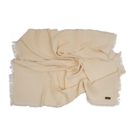 Miniboni Müslin Battaniye 100*120 Cm Ekru