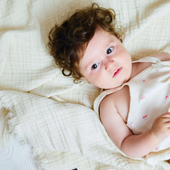 Miniboni Müslin Battaniye 100*120 Cm Ekru