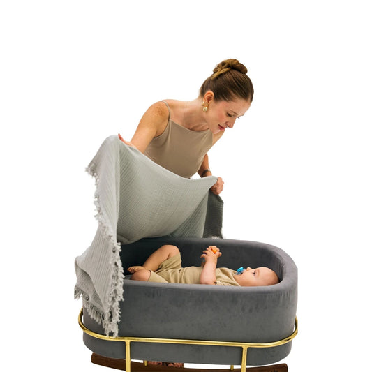 Miniboni Müslin Battaniye 100*120cm Grey